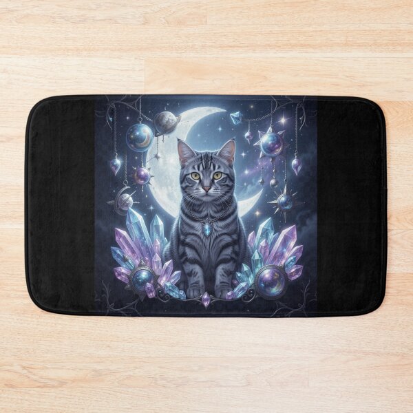 Item preview, Celestial Siberian Cat | Gothic Fantasy Artwork designed and sold by JanjjaSoulInk.
