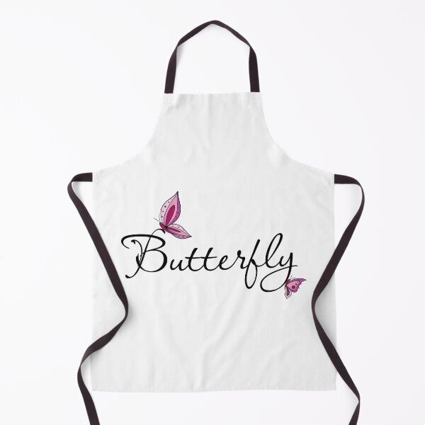 Aperçu de l'œuvre Butterfly Floral Script – Élégant Papillon Rose & Calligraphie créée et vendue par Boujart.