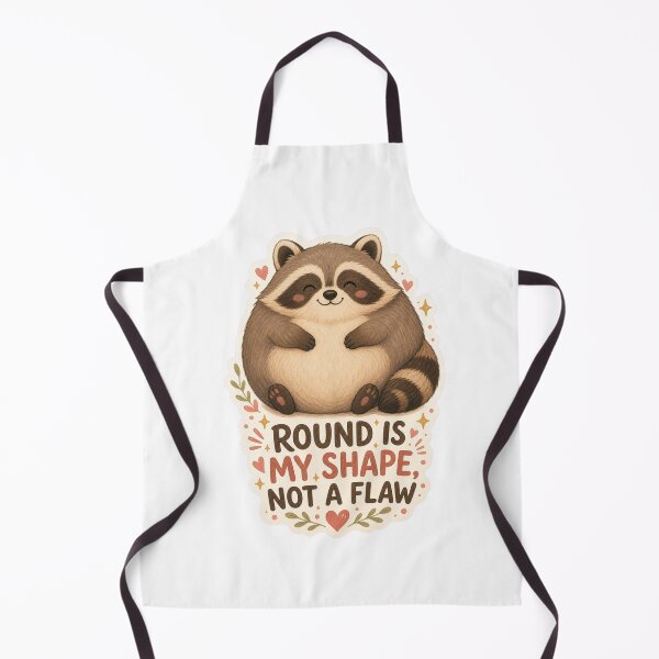 Item preview, Round Is My Shape Not A Flaw Jimothy Raccoon designed and sold by Print Loft.