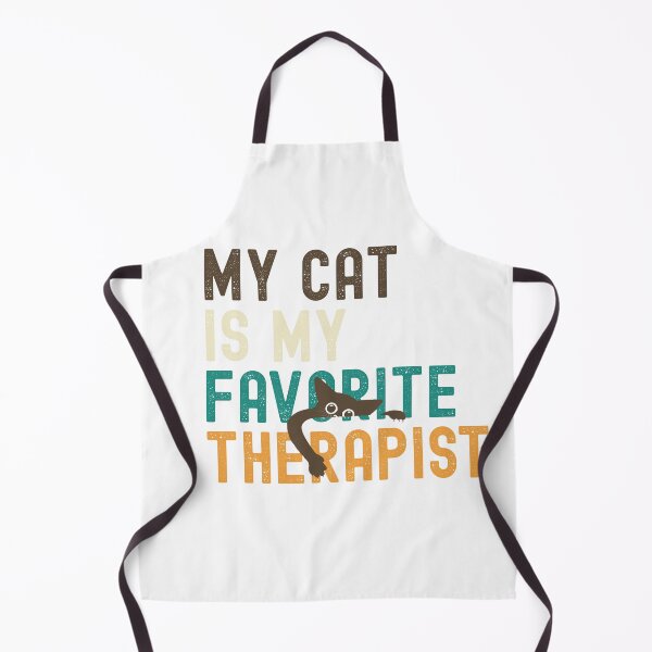 Item preview, My Cat Is My Favorite Therapist - Funny Cat Lover Quote designed and sold by WearTheVibe Store.