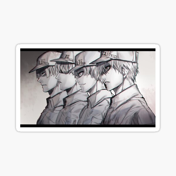 Stickers Cells at Work hataraku Saibo Anime Fanart -  Norway