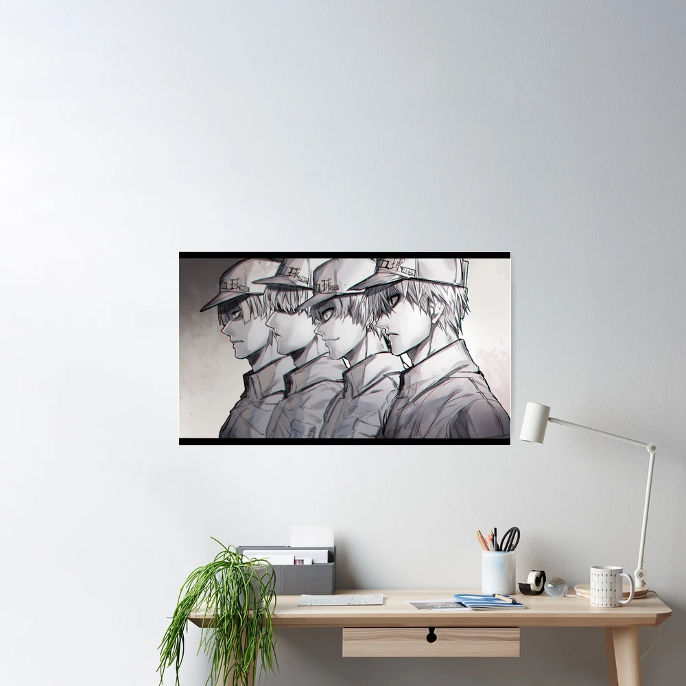 Cells at Work (Hataraku Saibou) Anime Fabric Wall Scroll Poster (16x22)  Inches [A] Cells At Work-7
