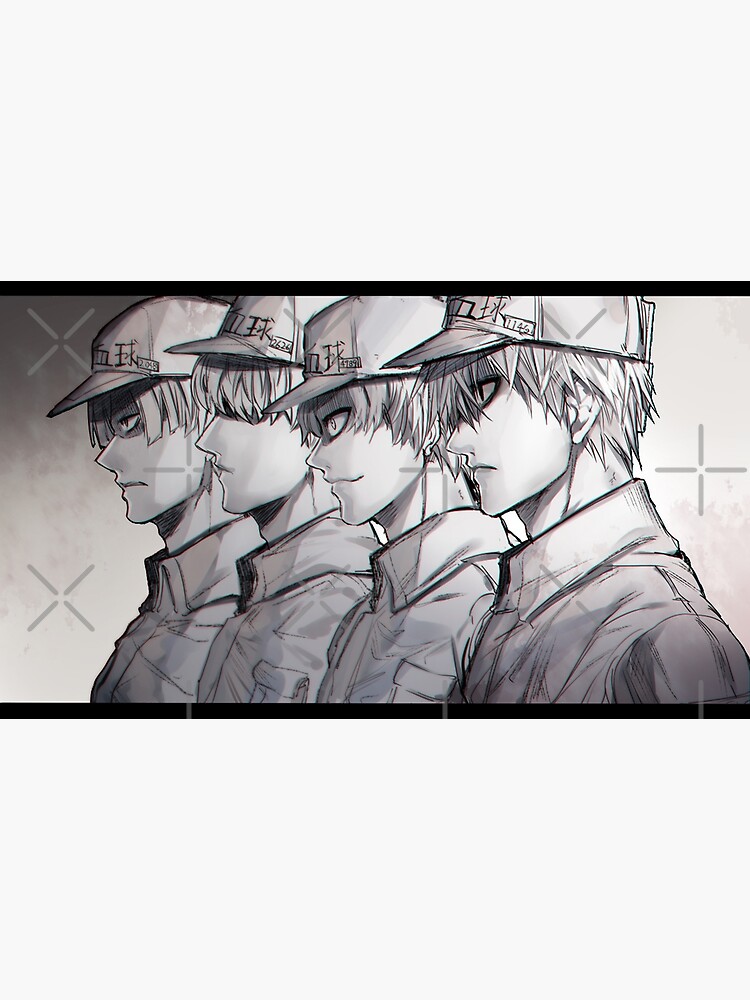 White Blood Cell  Hataraku Saibou (Cells at Work) iPad Case