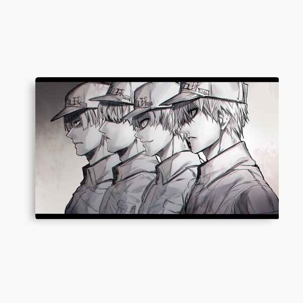 ArtStation - Cells at Work black- white blood cell