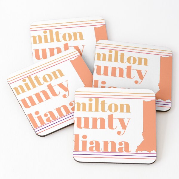 Item preview, Hamilton County Indiana Highlighted on State Map designed and sold by TheIconSmith.
