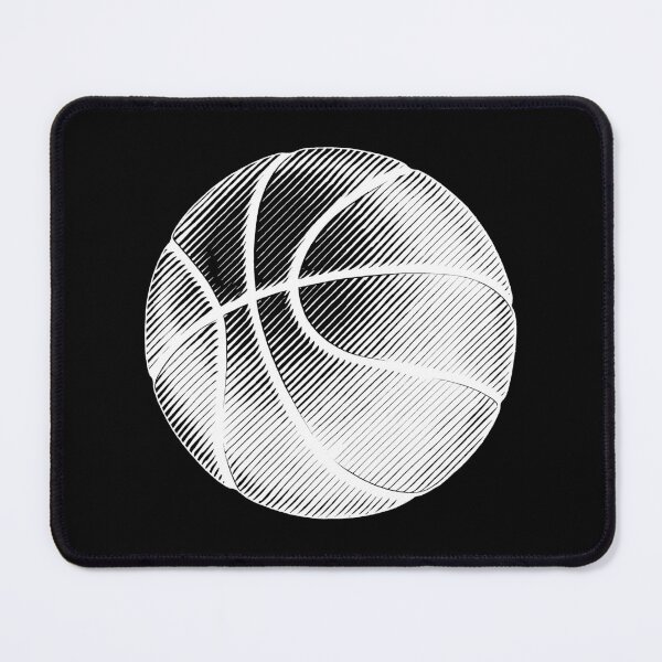 Item preview, White Basketball Line Art Illustration designed and sold by pattern-archive.