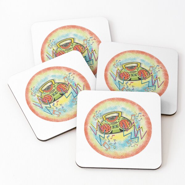 Item preview, Retro Boombox Beats designed and sold by TAWN ILLUSTRATIONS.