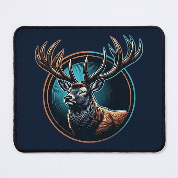 Item preview, Majestic Deer Emblem – Wildlife Art designed and sold by Dogandesighn.