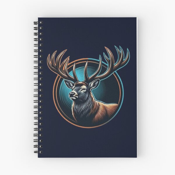 Item preview, Majestic Deer Emblem – Wildlife Art designed and sold by Dogandesighn.