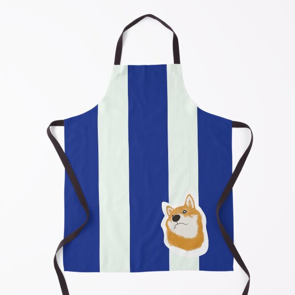 Item preview, Thick stripe (navy, white) with Shiba Inu designed and sold by ShibaCruise-On.
