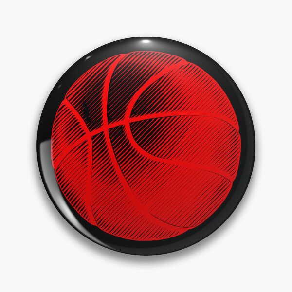 Item preview, Red Basketball Line Art Illustration designed and sold by pattern-archive.