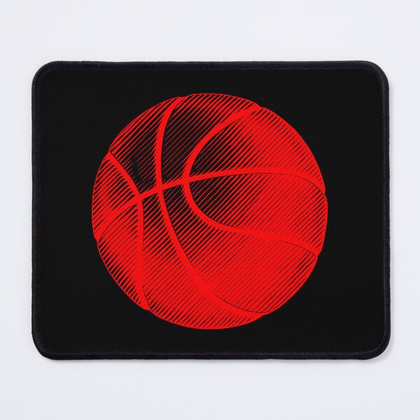 Item preview, Red Basketball Line Art Illustration designed and sold by pattern-archive.
