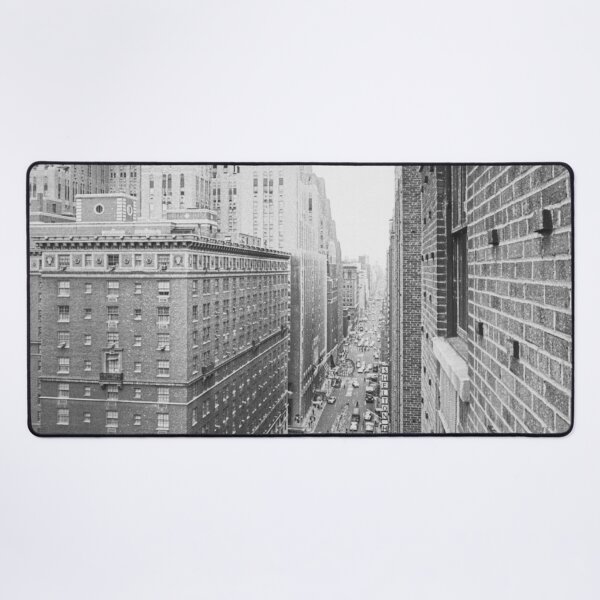 Item preview, Vintage Manhattan skyline, buildings along Lexington Avenue, New York City, including the Shelton Hotel black and white photographic art print designed and sold by Astrid Arkhangelsky.