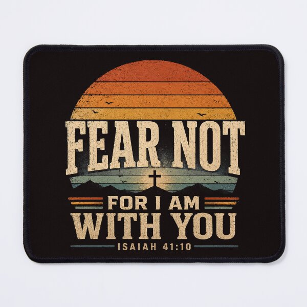 Item preview, Isaiah 41 10-Retro Sunset version designed and sold by rygenr8.