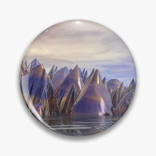 Item preview, Futuristic Metallic Landscape designed and sold by Phil Perkins.