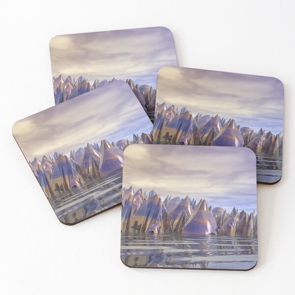 Item preview, Futuristic Metallic Landscape designed and sold by Phil Perkins.