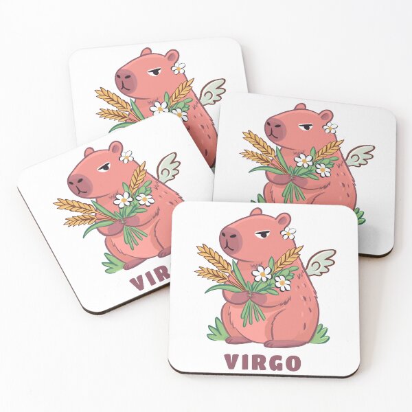 Item preview, Cute Virgo Capybara Zodiac | Kawaii Astrology Animal designed and sold by Iqrapixels.
