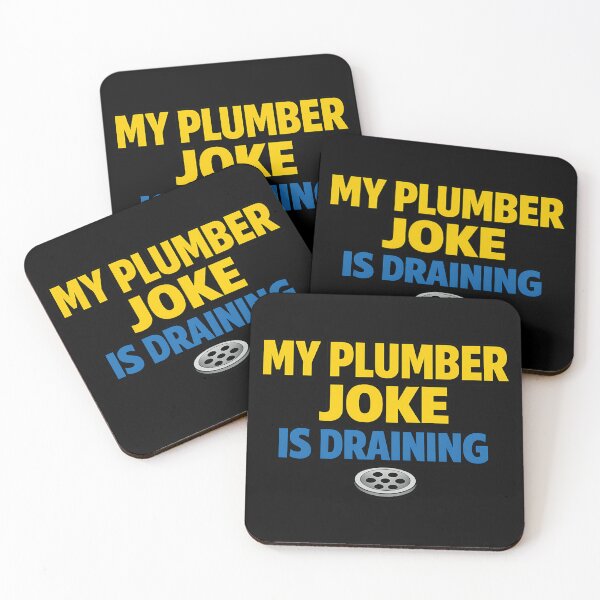 Item preview, My Plumber Joke Is Draining Funny Plumbing Pun designed and sold by TeeTimeTreasure.