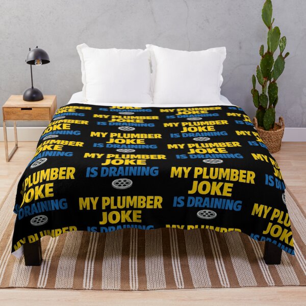 Item preview, My Plumber Joke Is Draining Funny Plumbing Pun designed and sold by TeeTimeTreasure.