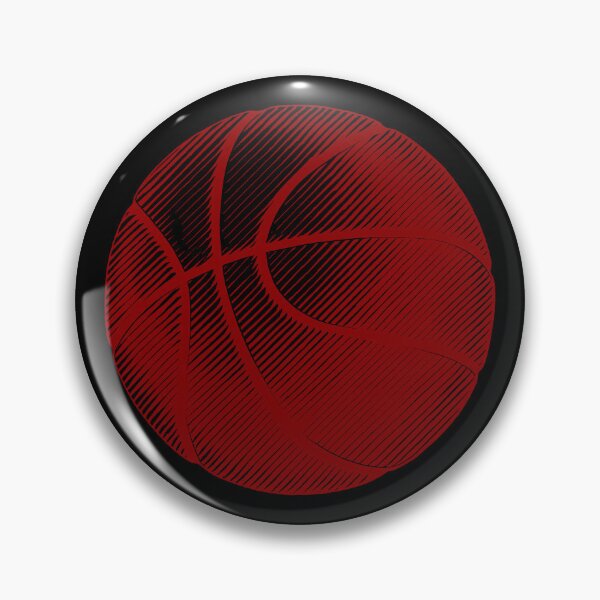Item preview, Dark Red Basketball Line Art Illustration designed and sold by pattern-archive.