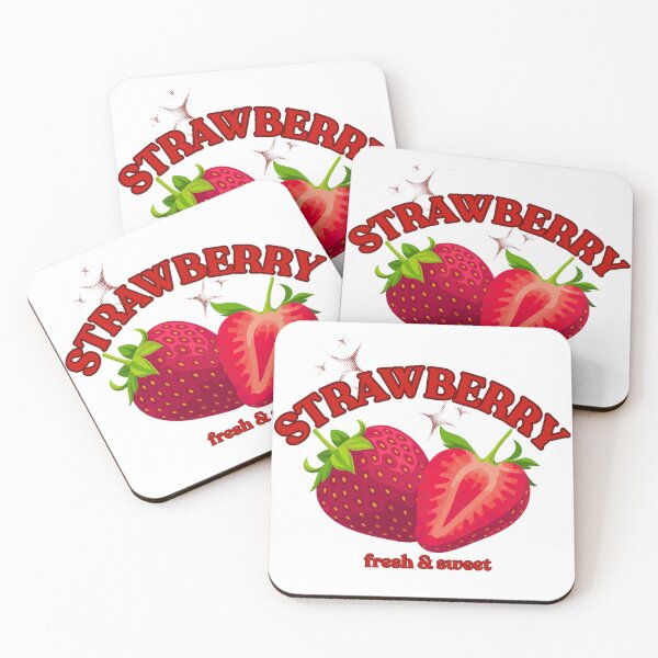 Item preview, Fresh & Sweet Strawberry Sticker | Cute Kawaii Berry Fruit Aesthetic | Summer Fruit Illustration designed and sold by AeraArts.