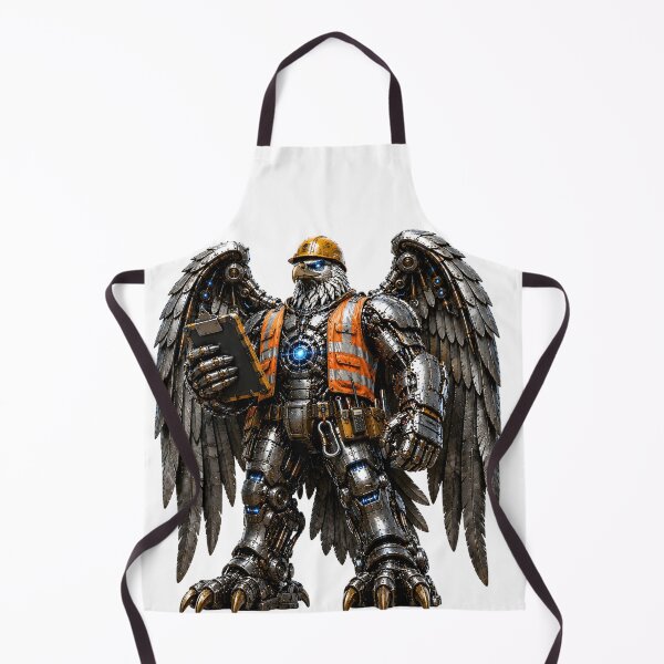 Item preview, Steel Eagle Safety Officer | Mechanical Robot Worker | Steelcoat Studio designed and sold by SteelCoat Studio.