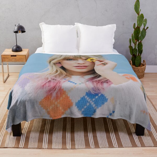 Item preview, Pastel Pop Star Portrait with Flower – Colorful Dreamy Aesthetic designed and sold by VolkmanMateo.