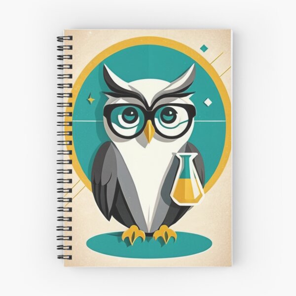 Item preview, Art - Stylized Owl, Retro Illustration with Vibrant Colors designed and sold by World-Pets.