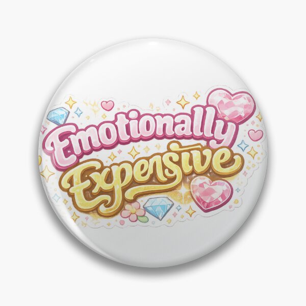 Item preview, Emotionally Expensive Sticker  Funny Self Care Quote  Cute Aesthetic Mental Health Meme designed and sold by MR4me.