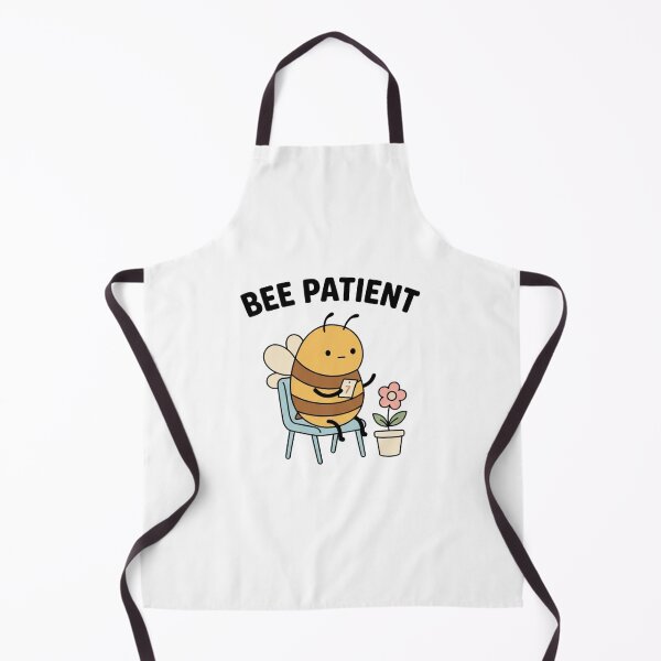 Item preview, Bee Patient Cute Retro Bee Pun designed and sold by GoofyShopp.