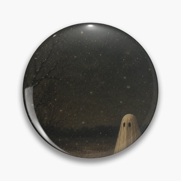 Item preview, Ghost In The Field At Night – Dark Aesthetic Ghost Art – Vintage Spooky Ghost Print – Halloween Ghost Art – Witchy Dark Cottagecore designed and sold by @SHINTOSARTSTORE.