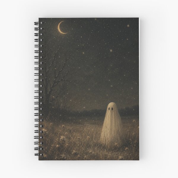 Item preview, Ghost In The Field At Night – Dark Aesthetic Ghost Art – Vintage Spooky Ghost Print – Halloween Ghost Art – Witchy Dark Cottagecore designed and sold by @SHINTOSARTSTORE.