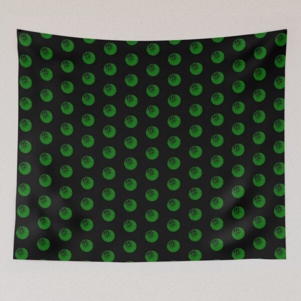 Item preview, Green Basketball Line Art Illustration designed and sold by pattern-archive.