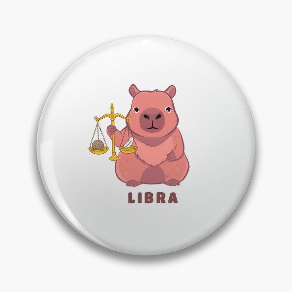 Item preview, Cute Libra Capybara Zodiac | Kawaii Astrology Animal designed and sold by Iqrapixels.