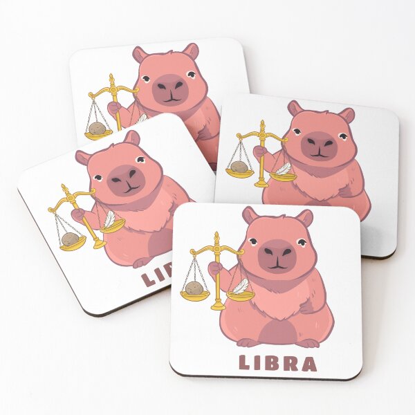 Item preview, Cute Libra Capybara Zodiac | Kawaii Astrology Animal designed and sold by Iqrapixels.