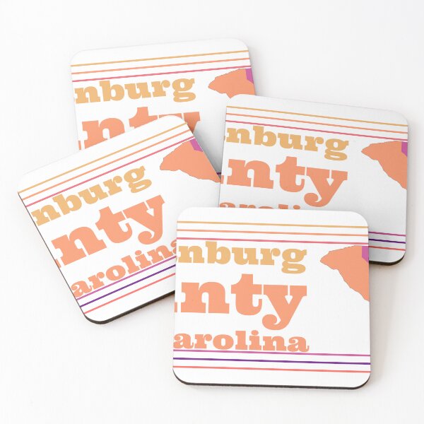 Item preview, Spartanburg County South Carolina Highlighted on State Map designed and sold by TheIconSmith.