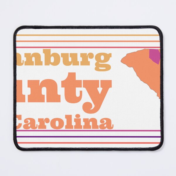 Item preview, Spartanburg County South Carolina Highlighted on State Map designed and sold by TheIconSmith.
