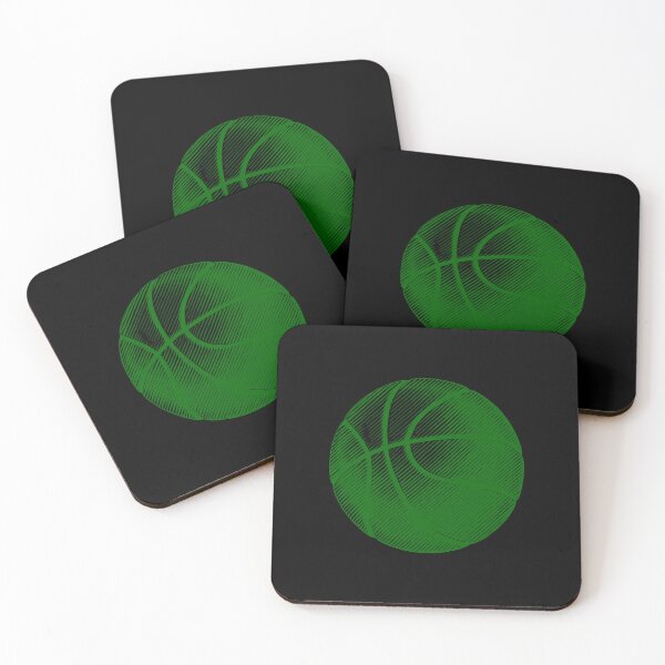 Item preview, Dark Green Basketball Line Art Illustration designed and sold by pattern-archive.