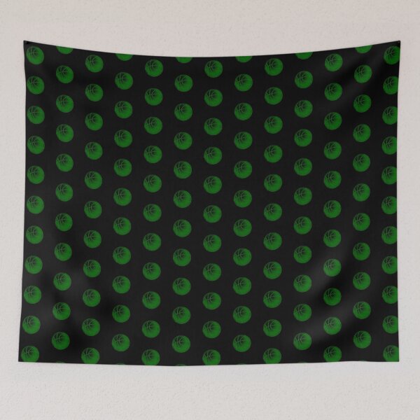 Item preview, Dark Green Basketball Line Art Illustration designed and sold by pattern-archive.