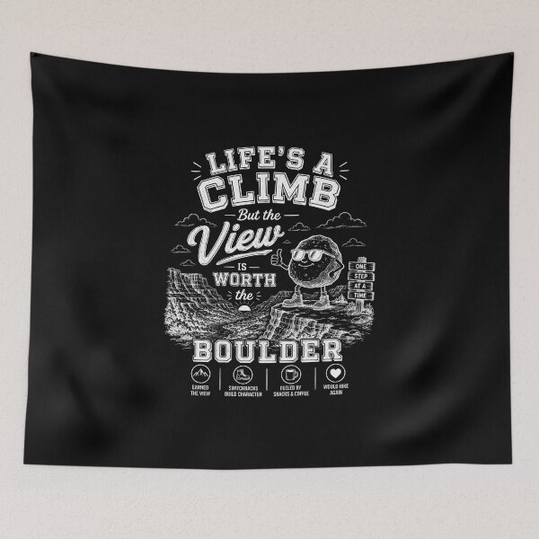 Item preview, Life's a climb but the view  designed and sold by Peerless-Prime.