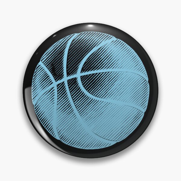 Item preview, Sky Blue Basketball Line Art Illustration designed and sold by pattern-archive.