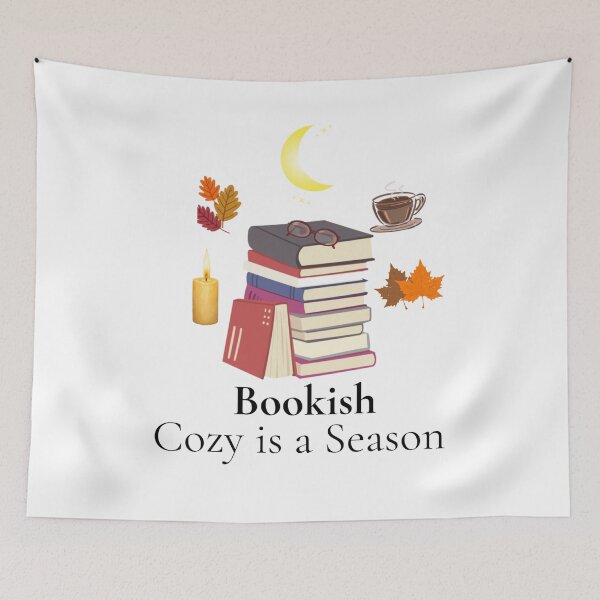 Item preview, Bookish Cozy Reading Autumn Books Design designed and sold by rafi18.
