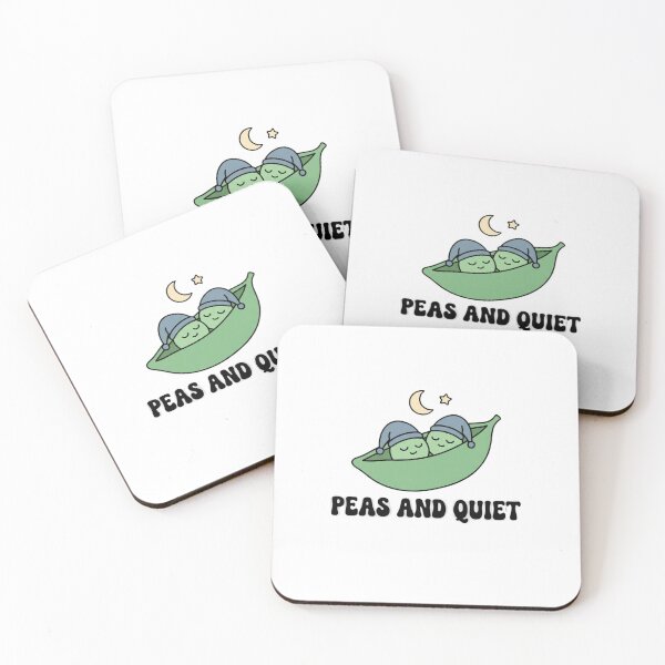 Item preview, Peas and Quiet Cute Sleeping Peas designed and sold by GoofyShopp.