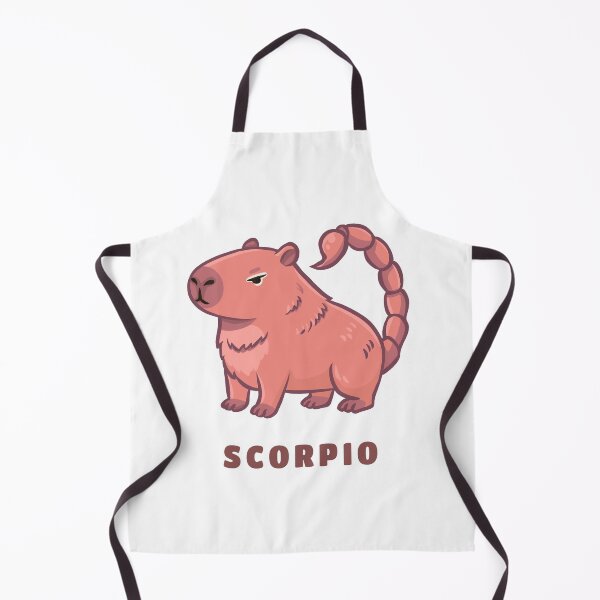 Item preview, Scorpio Capybara Zodiac | Kawaii Astrology Animal designed and sold by Iqrapixels.
