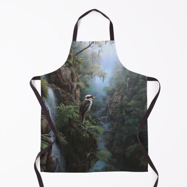Item preview, A Kookaburra perched near waterfalls, Birds in Motion designed and sold by CDC40.