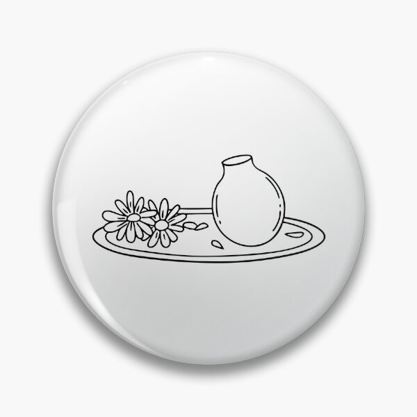 Item preview, A vase tipped on its side with broken flowers across the carpet designed and sold by rasagamastore.