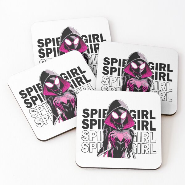 Item preview, Neon Pink Female Arachnid Hero Modern Dark Line Art designed and sold by Krasnovaovaova.