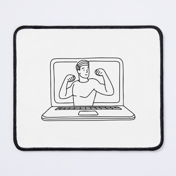Item preview, A paused training video on a laptop showing an uppercut frame designed and sold by rasagamastore.