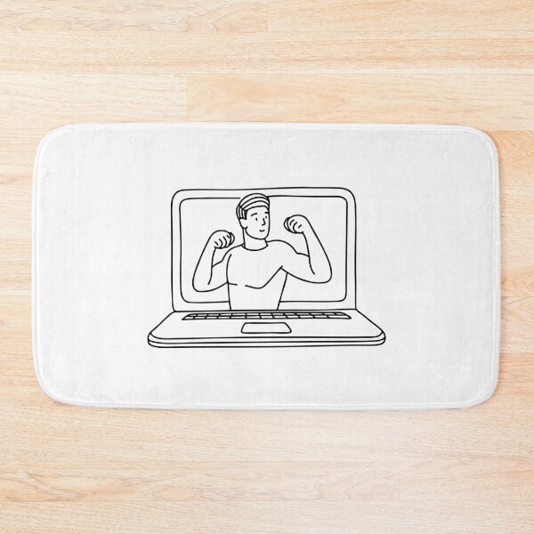 Item preview, A paused training video on a laptop showing an uppercut frame designed and sold by rasagamastore.