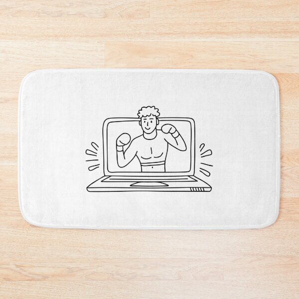 Item preview, A laptop screen paused during an uppercut move in training footage designed and sold by rasagamastore.